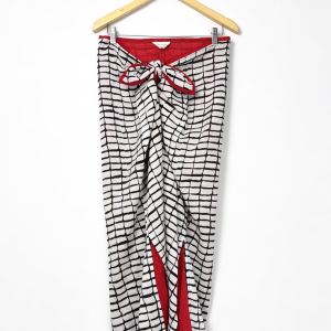 red nadra batik skirt 01